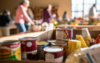 Food Bank Illustrating Goff Project