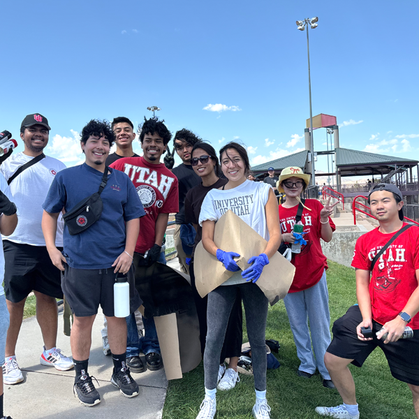 Opportunity Scholars at their service event