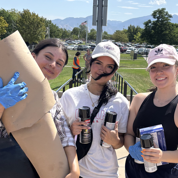 Opportunity Scholars at their service event